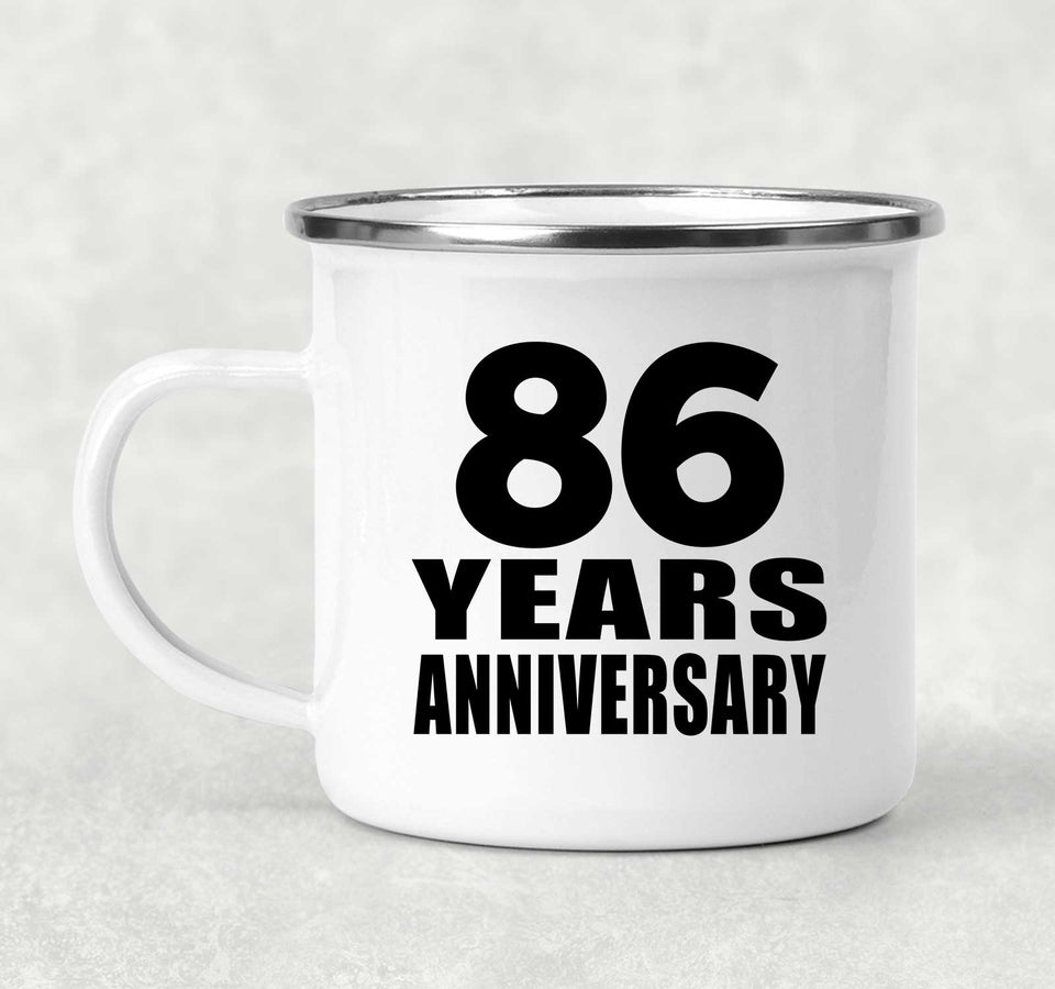 86th Anniversary 86 Years - 12oz Camping Mug