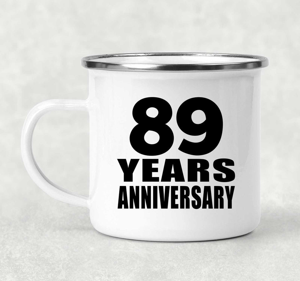 89th Anniversary 89 Years - 12oz Camping Mug