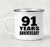 91st Anniversary 91 Years - 12oz Camping Mug