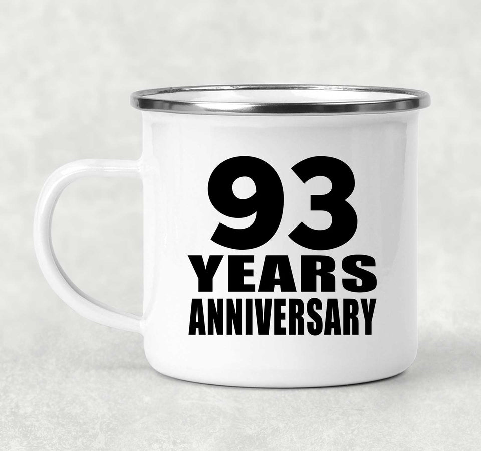 93rd Anniversary 93 Years - 12oz Camping Mug