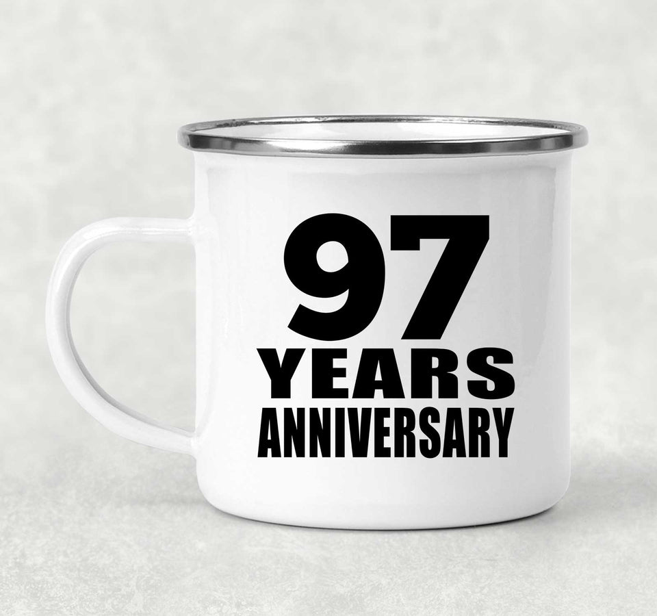 97th Anniversary 97 Years - 12oz Camping Mug