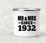 92nd Anniversary Mr & Mrs Since 1932 - 12oz Camping Mug