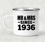 88th Anniversary Mr & Mrs Since 1936 - 12oz Camping Mug