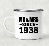 86th Anniversary Mr & Mrs Since 1938 - 12oz Camping Mug