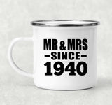 84th Anniversary Mr & Mrs Since 1940 - 12oz Camping Mug