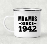 82nd Anniversary Mr & Mrs Since 1942 - 12oz Camping Mug