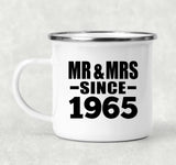 59th Anniversary Mr & Mrs Since 1965 - 12oz Camping Mug