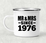 48th Anniversary Mr & Mrs Since 1976 - 12oz Camping Mug