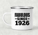 98th Birthday Fabulous Since 1926 - 12oz Camping Mug