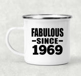 55th Birthday Fabulous Since 1969 - 12oz Camping Mug