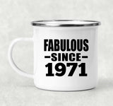 53rd Birthday Fabulous Since 1971 - 12oz Camping Mug