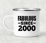 24th Birthday Fabulous Since 2000 - 12oz Camping Mug