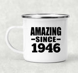78th Birthday Amazing Since 1946 - 12oz Camping Mug