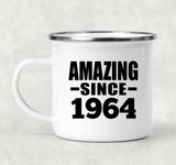60th Birthday Amazing Since 1964 - 12oz Camping Mug