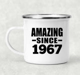 57th Birthday Amazing Since 1967 - 12oz Camping Mug