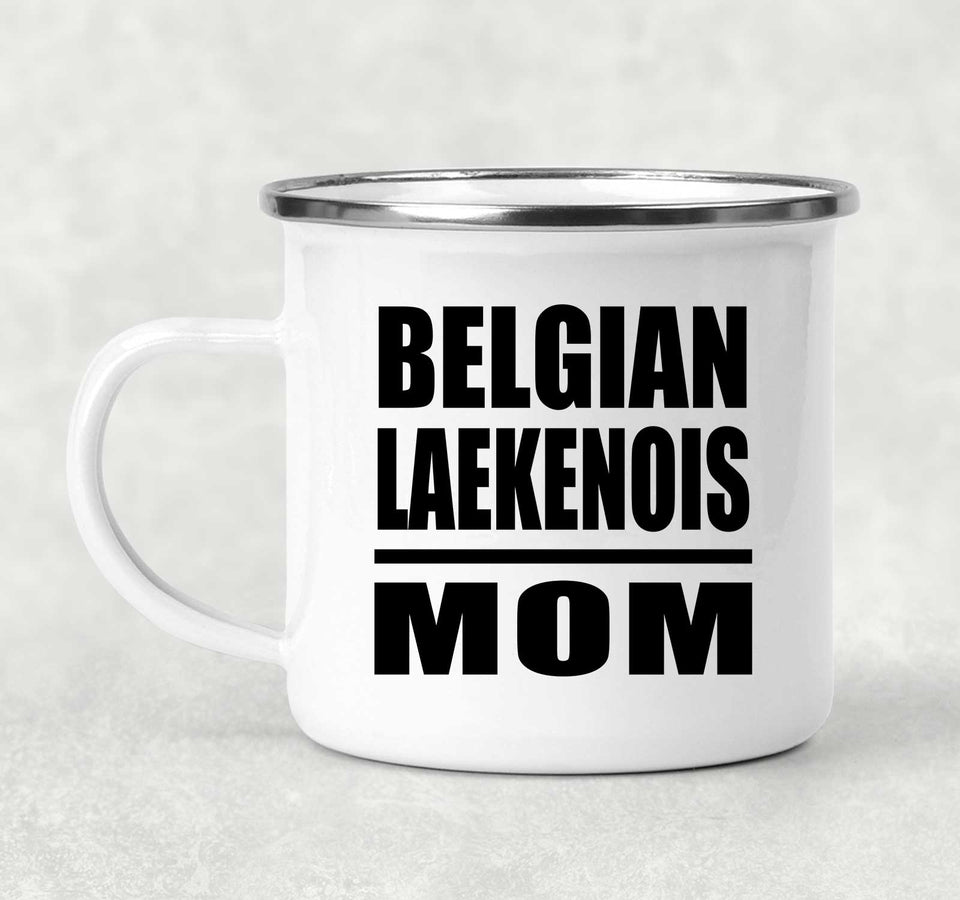 Belgian Laekenois Mom - 12oz Camping Mug