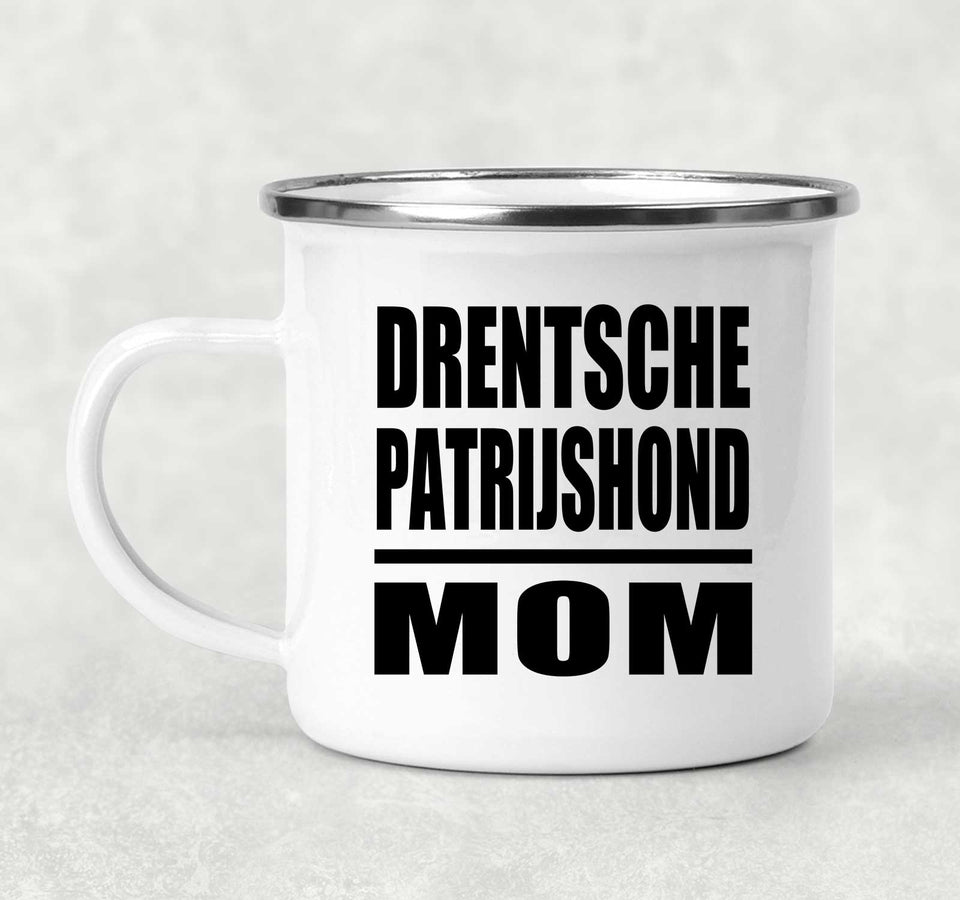 Drentsche Patrijshond Mom - 12oz Camping Mug