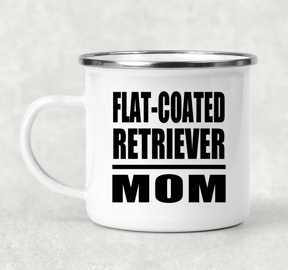 Flat-Coated Retriever Mom - 12oz Camping Mug