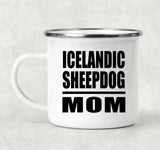 Icelandic Sheepdog Mom - 12oz Camping Mug