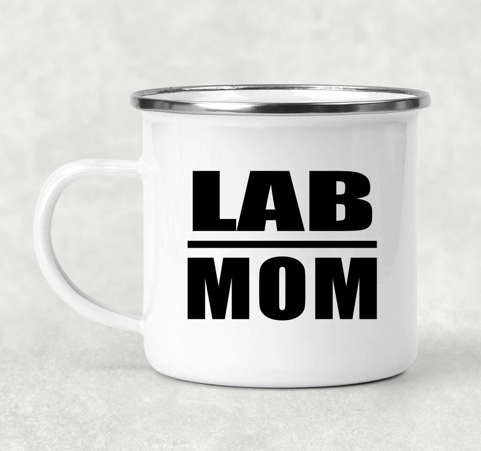Lab Mom - 12oz Camping Mug
