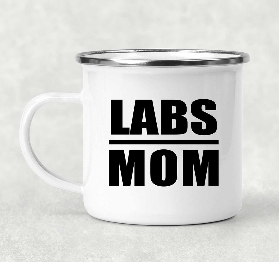 Labs Mom - 12oz Camping Mug