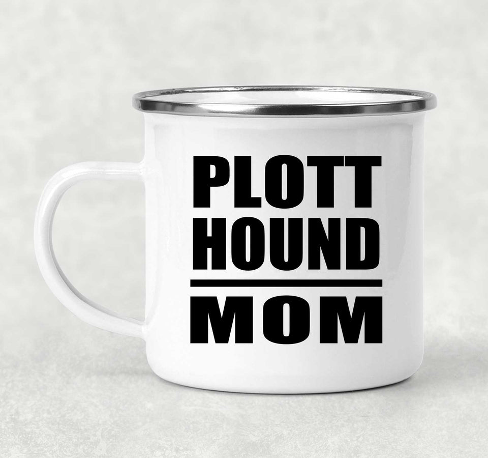 Plott Hound Mom - 12oz Camping Mug