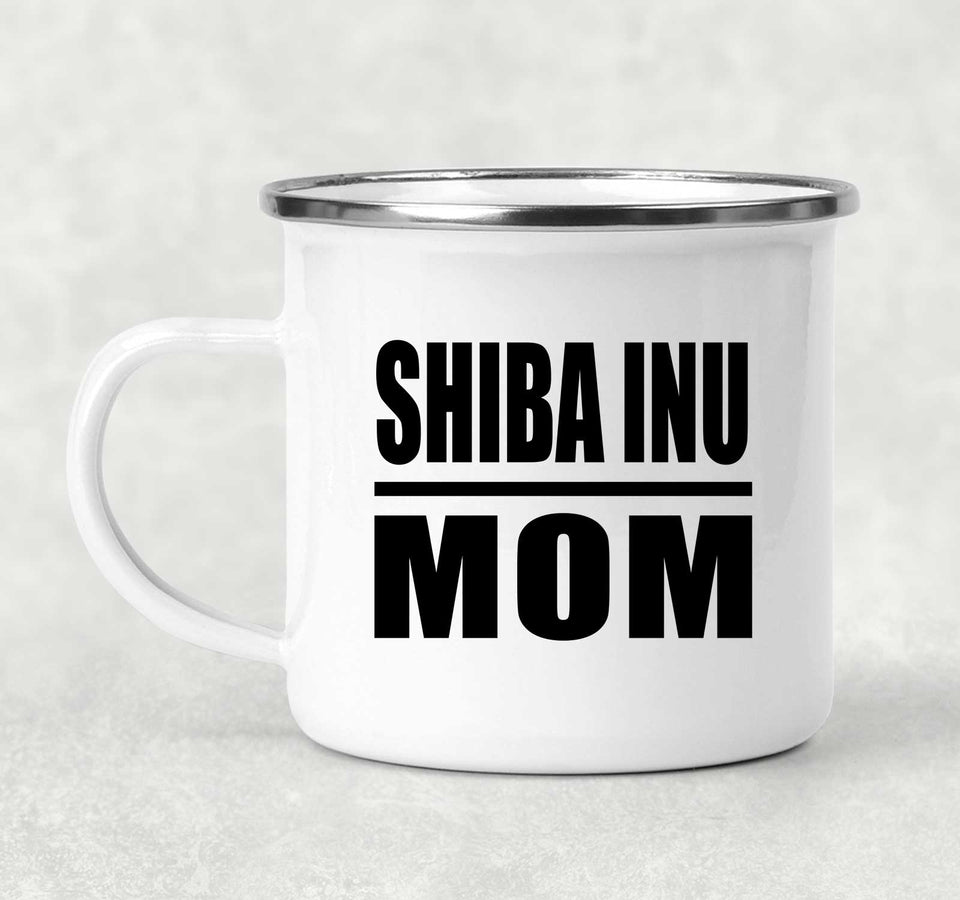 Shiba Inu Mom - 12oz Camping Mug