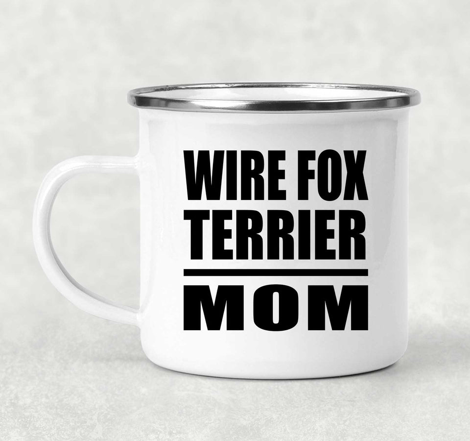 Wire Fox Terrier Mom - 12oz Camping Mug