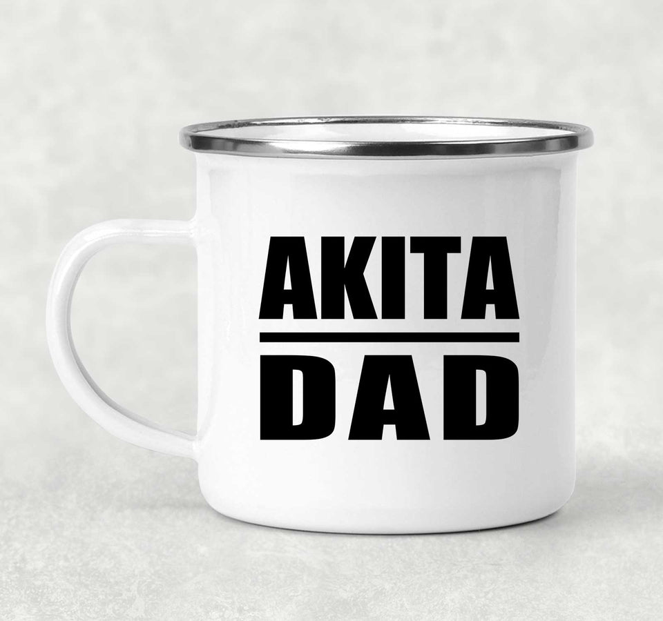 Akita Dad - 12oz Camping Mug