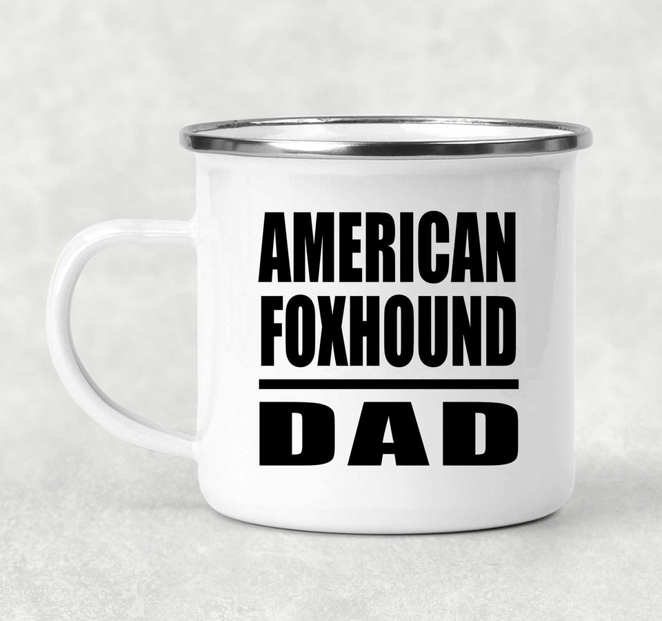 American Foxhound Dad - 12oz Camping Mug