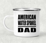 American Water Spaniel Dad - 12oz Camping Mug