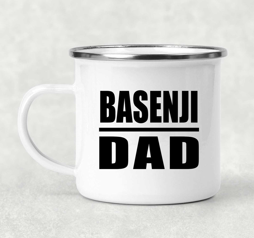 Basenji Dad - 12oz Camping Mug
