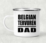 Belgian Tervuren Dad - 12oz Camping Mug