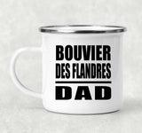 Bouvier Des Flandres Dad - 12oz Camping Mug