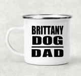 Brittany Dog Dad - 12oz Camping Mug