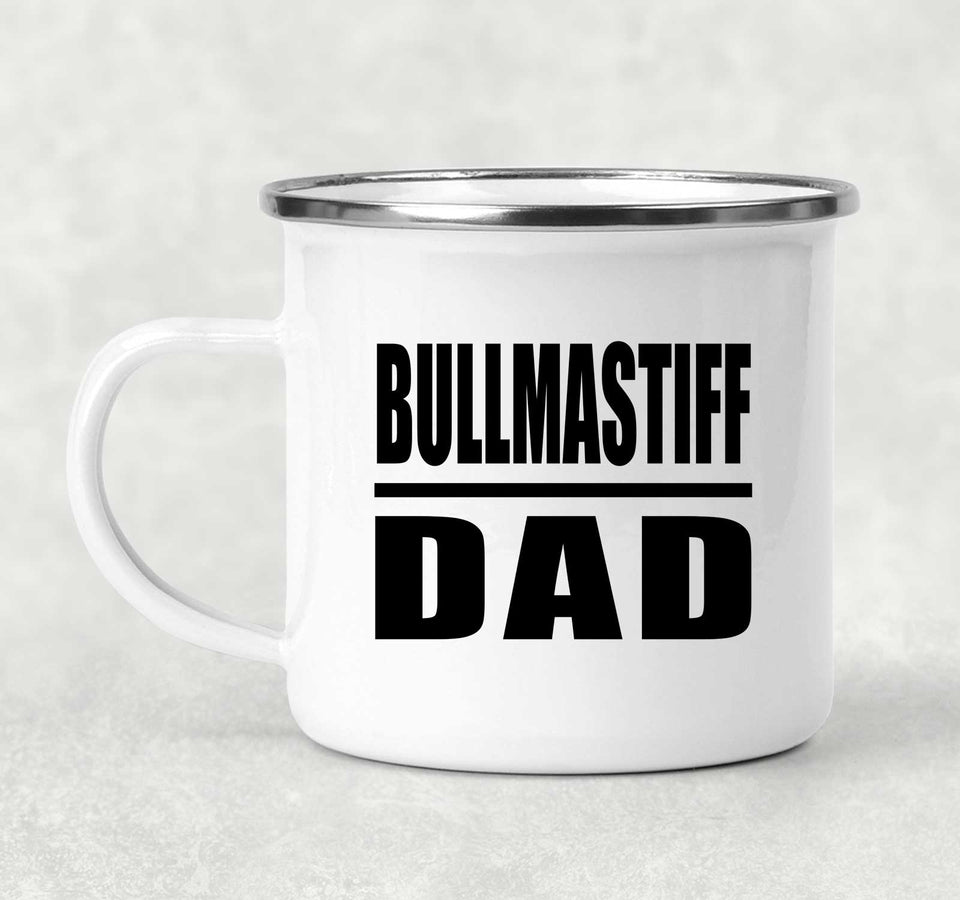 Bullmastiff Dad - 12oz Camping Mug