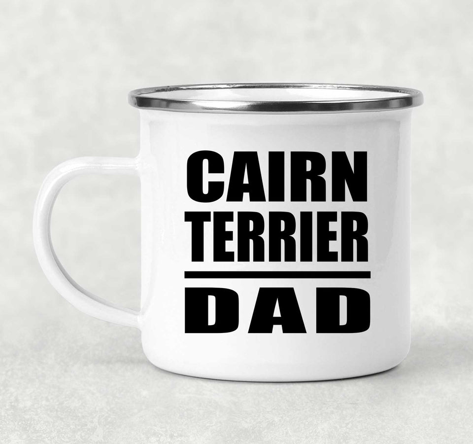 Cairn Terrier Dad - 12oz Camping Mug