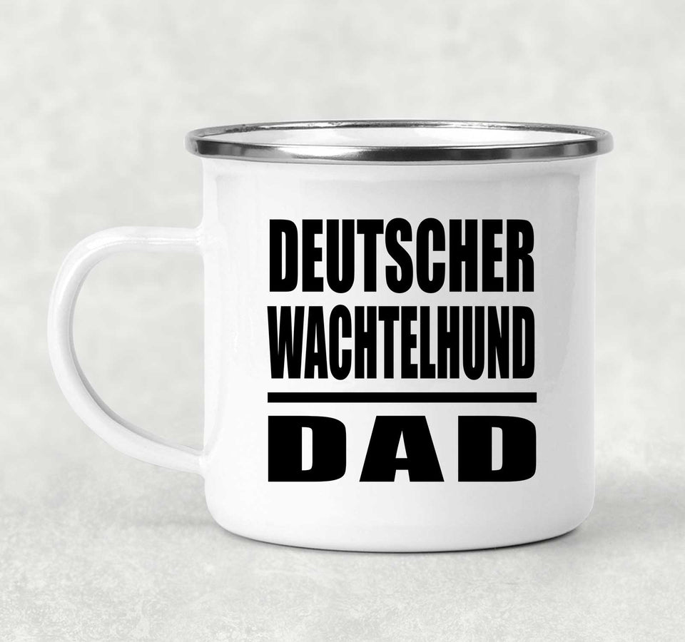 Deutscher Wachtelhund Dad - 12oz Camping Mug