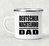 Deutscher Wachtelhund Dad - 12oz Camping Mug