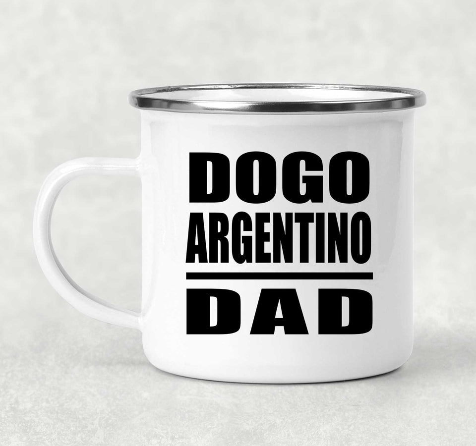 Dogo Argentino Dad - 12oz Camping Mug