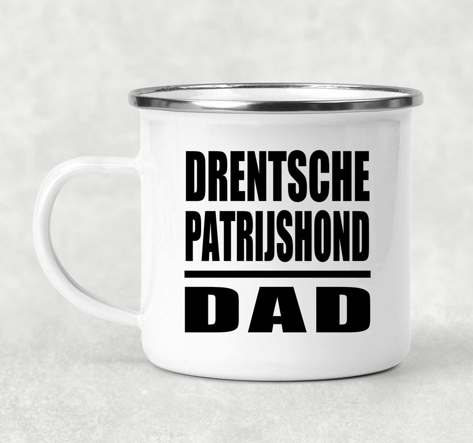 Drentsche Patrijshond Dad - 12oz Camping Mug