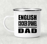 English Cocker Spaniel Dad - 12oz Camping Mug