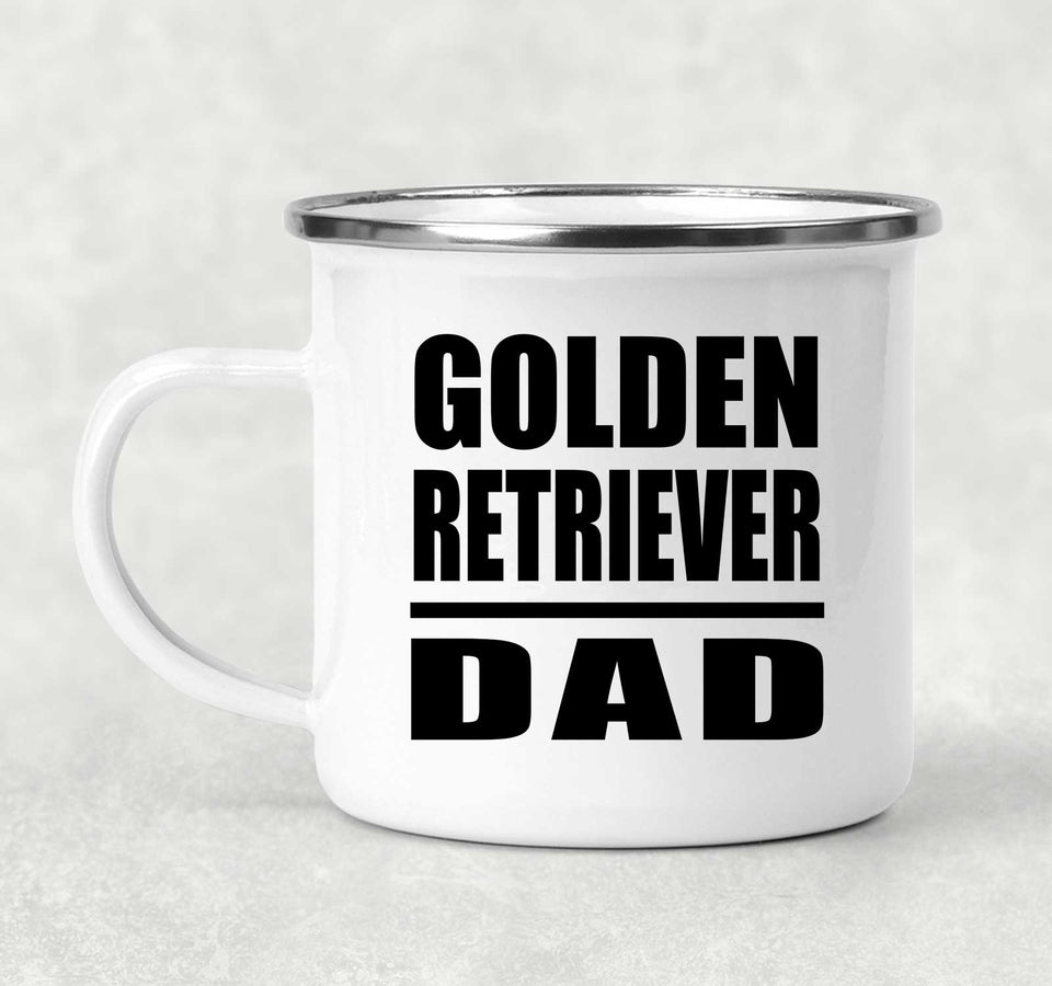 Golden Retriever Dad - 12oz Camping Mug
