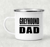 Greyhound Dad - 12oz Camping Mug