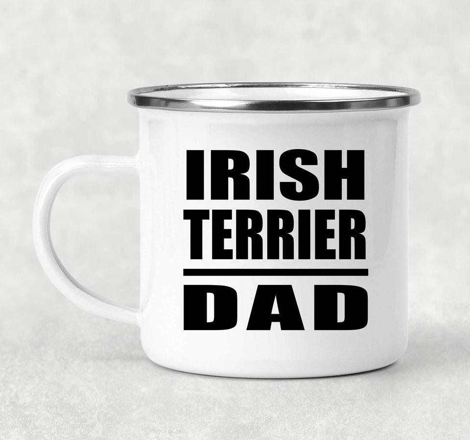 Irish Terrier Dad - 12oz Camping Mug