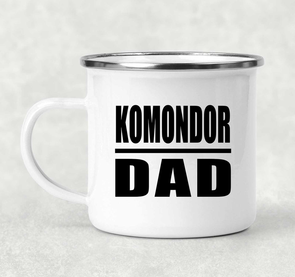 Komondor Dad - 12oz Camping Mug