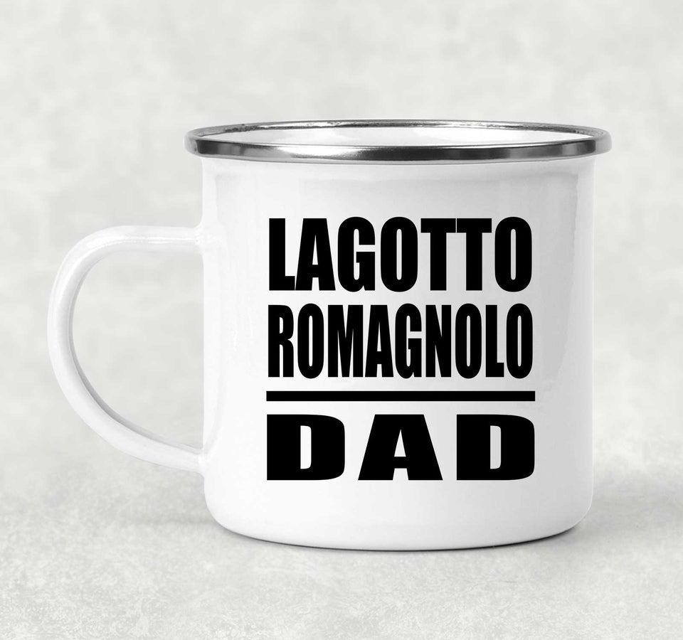 Lagotto Romagnolo Dad - 12oz Camping Mug