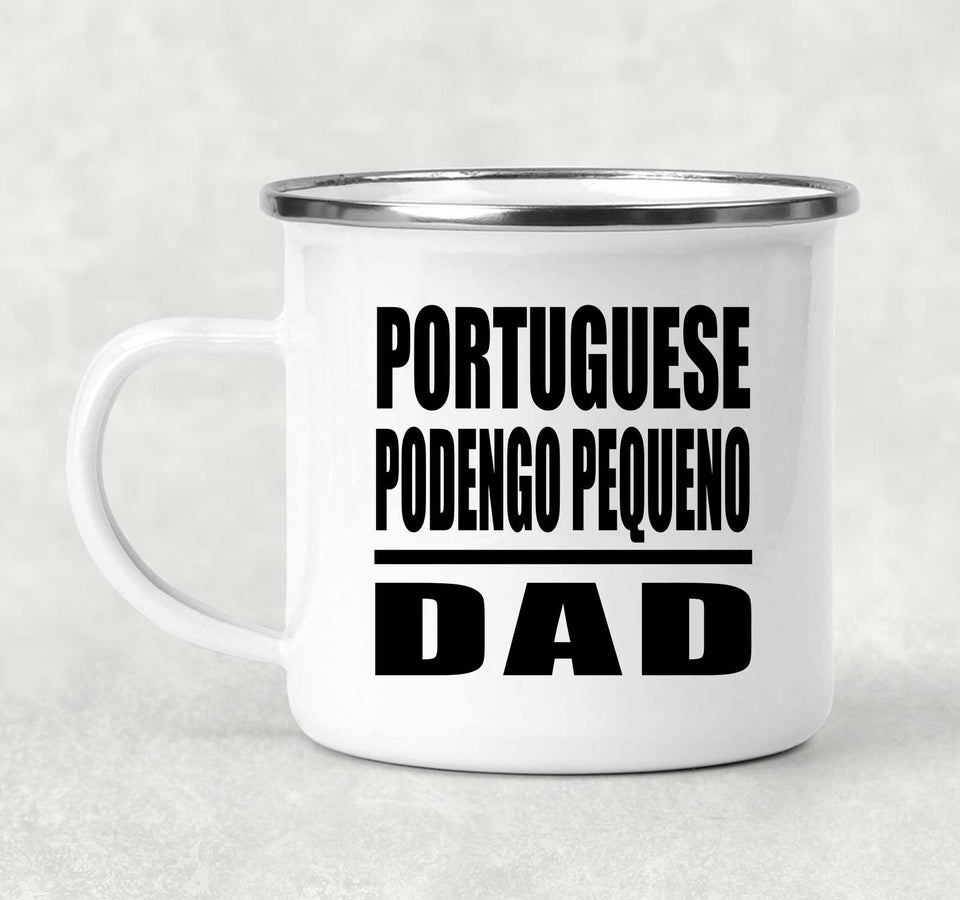 Portuguese Podengo Pequeno Dad - 12oz Camping Mug
