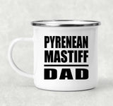 Pyrenean Mastiff Dad - 12oz Camping Mug