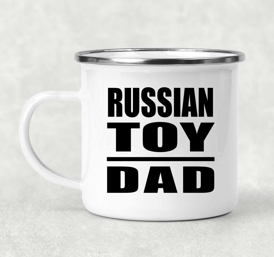 Russian Toy Dad - 12oz Camping Mug